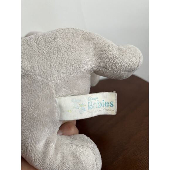 Disney Babies Dumbo Elephant Plush Disney Parks Stuffed Animal 10” With Ribbon - Picture 6 of 7